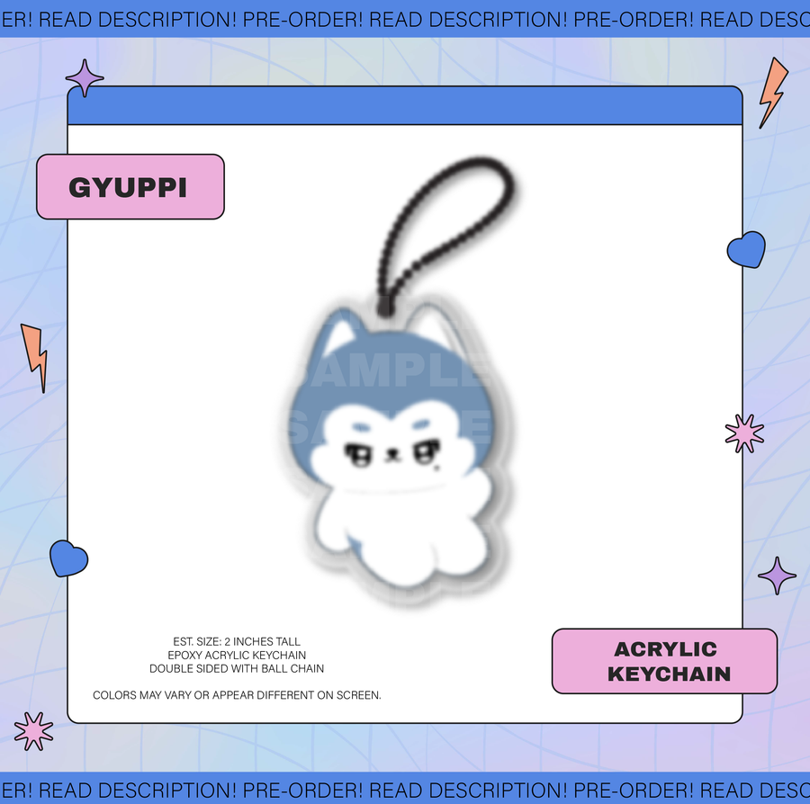 SVT Inspired Animal Acrylic Keychains! [PREORDER ENDED]